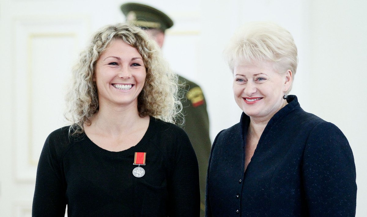 Margarita Čiuplytė ir Dalia Grybauskaitė