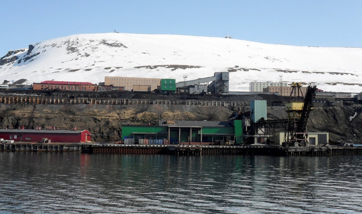  Svalbardo salyne Rusijai priklausantis kaimas