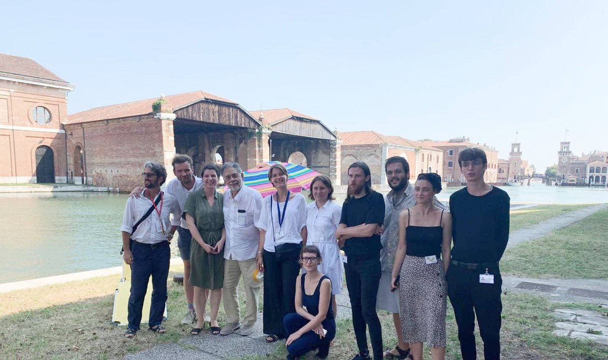 Lietuvos paviljoną Venecijoje aplankė režisierius Francis Ford Coppola
