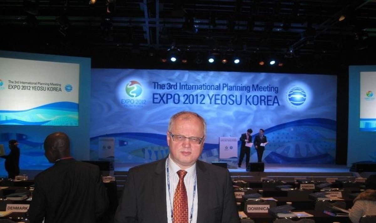 Romas Jankauskas išrinktas tarptautinės parodos    „EXPO 2012“  komisarų kolegijos nariu 