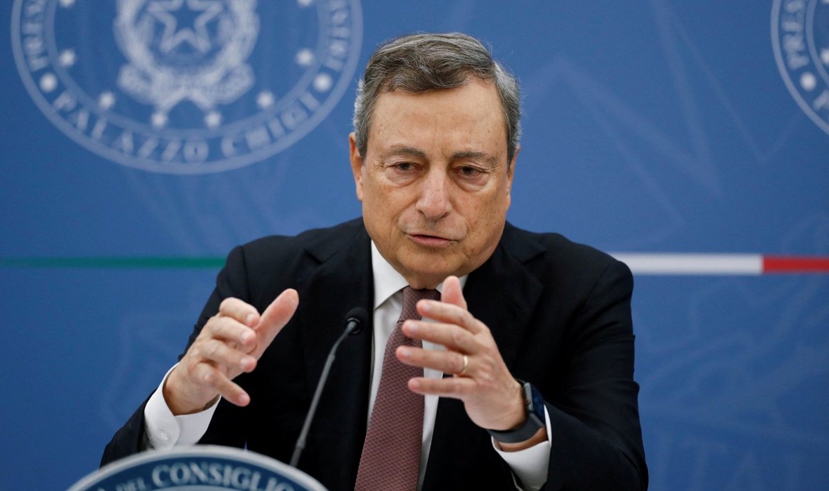 Italijos premjeras Mario Draghis 