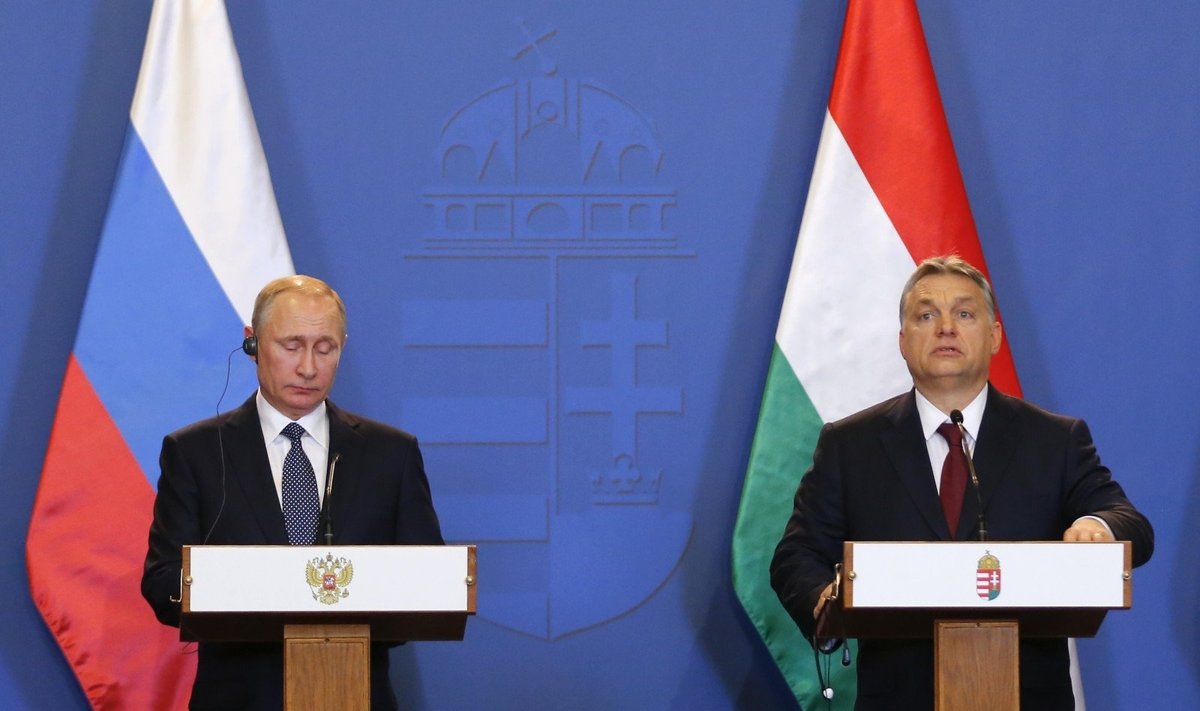 Viktoras Orbanas ir Vladimiras Putinas
