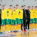 Lietuvos salės futbolo rinktinė pasirengimą pasaulio čempionatui baigė pergale