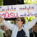 Ethnic minority schools staging protest in Vilnius