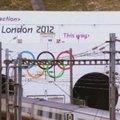 Eurotunelį puošia olimpiados žiedai