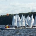 Kauno mariose vyko Europos „Laser“ jachtų klasės taurės varžybų etapas