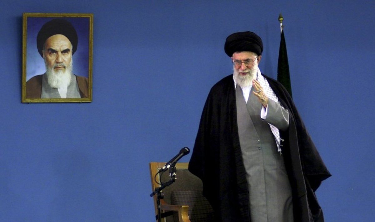 Irano ajatola Ali Khamenei