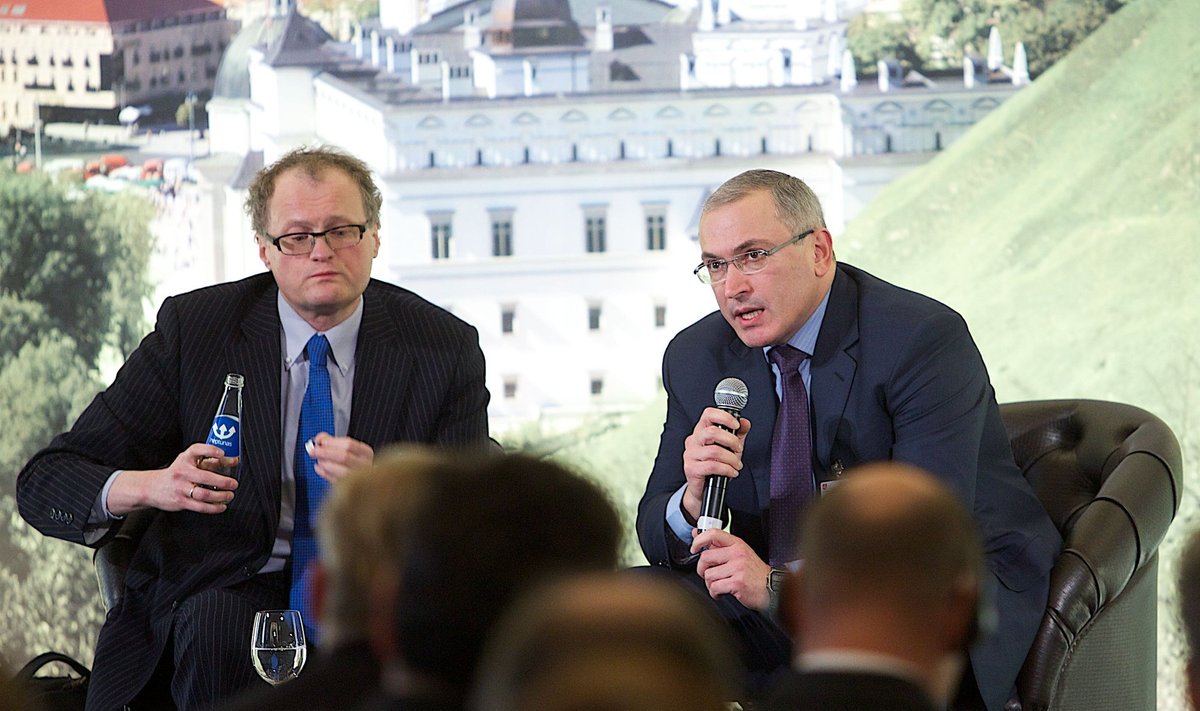 Leonidas Donskis and Mikhail Khodorkovsky