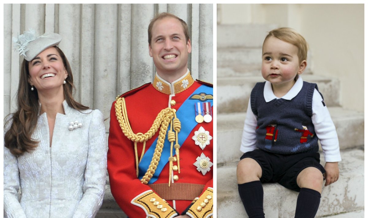 Princas George ir tėvai