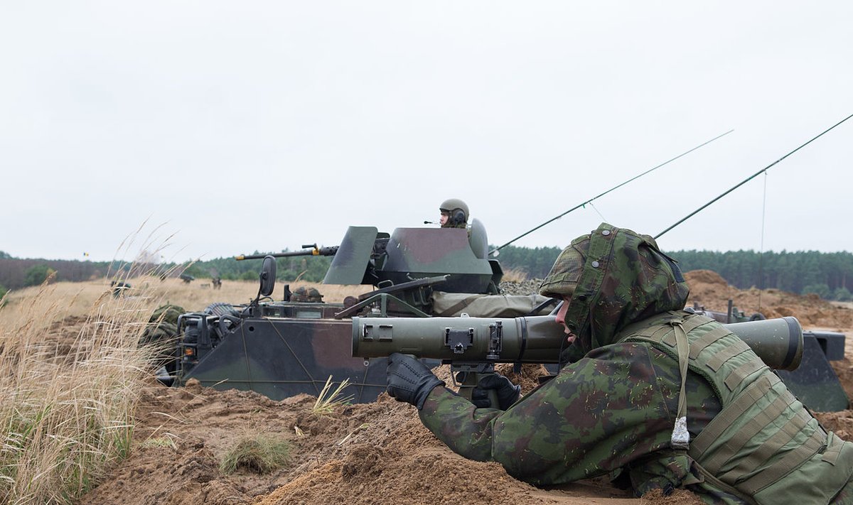 Lietuvos karys su granatsvaidžiu „Carl Gustaf“ 2013-aisiais