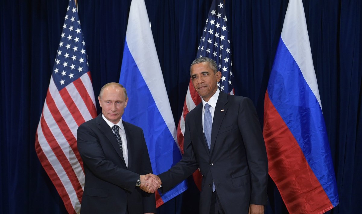 Barackas Obama susitinka su Vladimiru Putinu