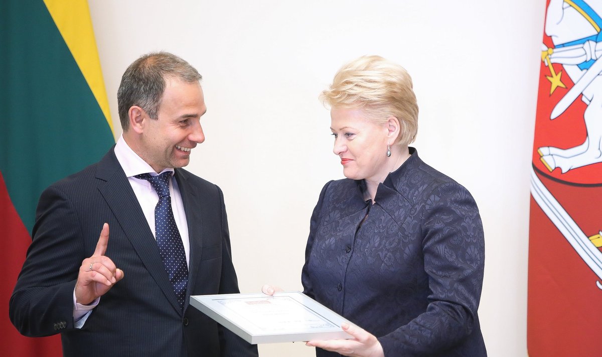 Petras Masiulis ir Dalia Grybauskaitė
