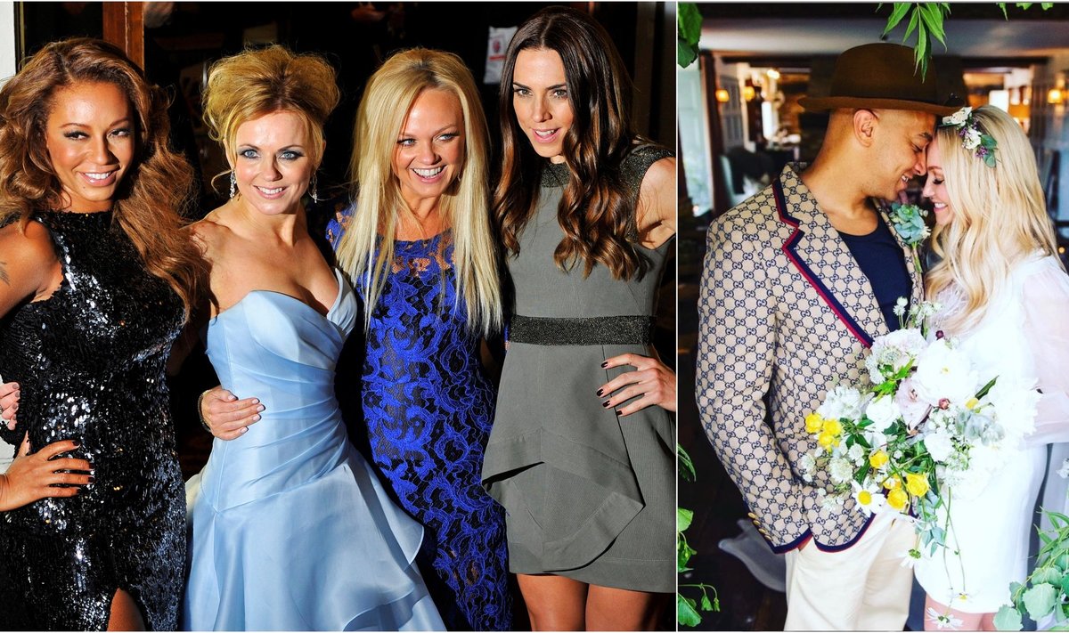 "Spice Girls" narės, Emma Bunton vestuvės /Foto: Scanpix, Instagram