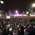 Serbijoje smurtinių protestų metu sulaikytas 71 asmuo