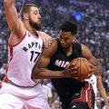 „Heat“ milžinas praleis šeštąjį serijos mačą, bėdų turi ir „Raptors“