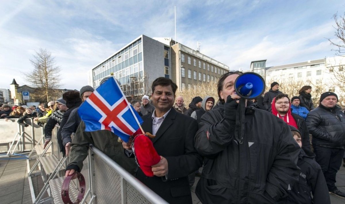 Protestai Islandijoje