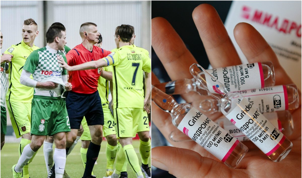Dopingo kontrolė meldoniumo futbolininkų mėginiuose aptiko po LFF Supertaurės rungtynių