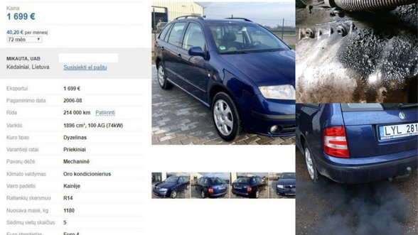 Techninės apžiūros paradoksai: „Škoda“ iš tvarkingos į keliams netinkamą pavirto po 100 kilometrų