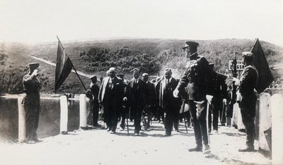Iškilmingas Dubingių tilto atidarymas.1934 m. birželio 3 d. Iš albumo Molėtai 1918 – 2018