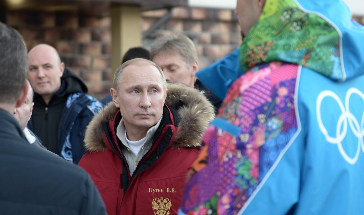 Vladimiras Putinas lanko olimpinius objektus