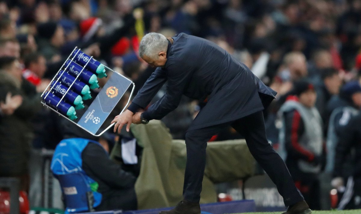 Jose Mourinho audringai reagavo į vėlyvą "Manchester United" įvartį