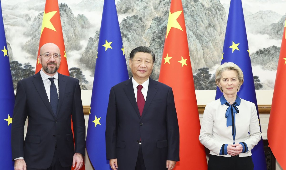 ES ir Kinijos vadovų susitikimas
