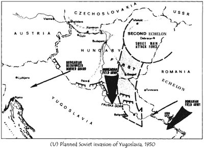 Invazijos į Jugoslaviją planas („Cryptologic Quarterly“ iliustr.)