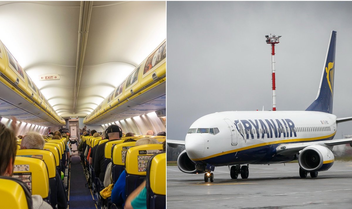 „Ryanair“ lėktuvas (Shutterstock, DELFI / Tomo Vinicko nuotr.)