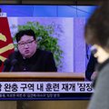 Žiniasklaida: Kim Jong Unas vadovavo sparnuotųjų raketų paleidimui iš povandeninio laivo