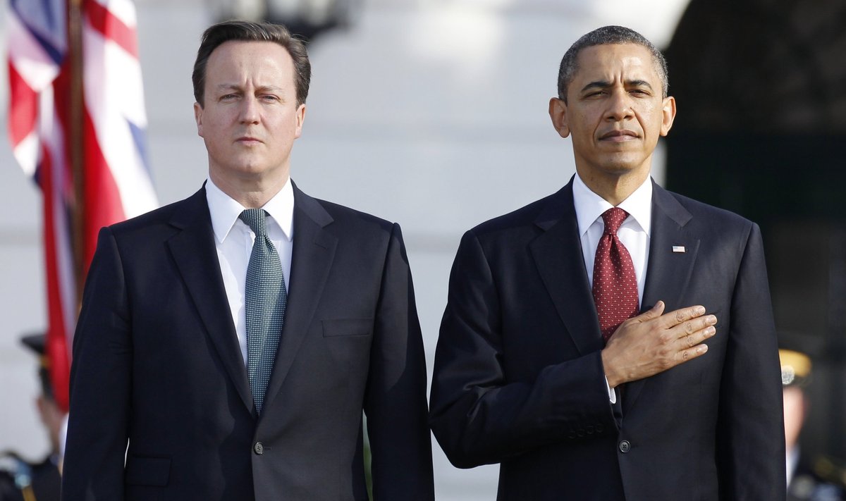 Didžiosios Britanijos premjero Davido Camerono apsilankymas pas JAV prezidentą Baracką Obamą