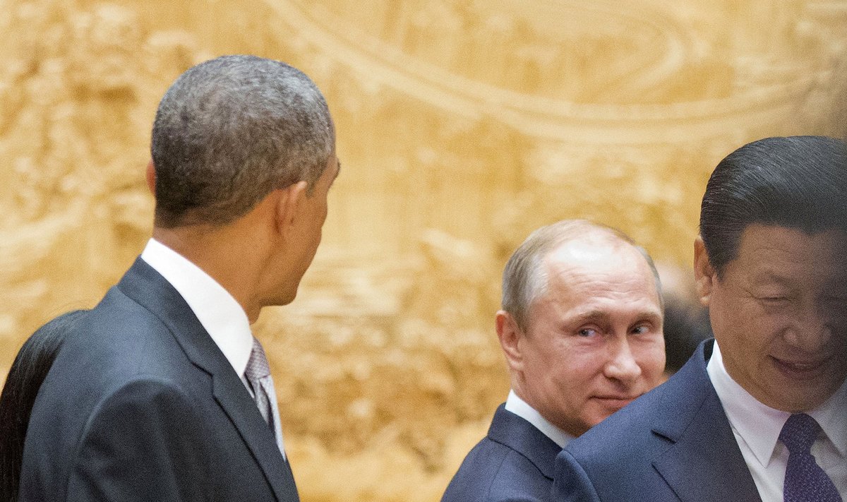 Barack Obama, Vladimir Putin, Xi Jinping