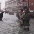 70 proc. centrinės Venecijos atsidūrė po vandeniu