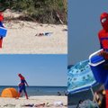 Торговцы на взморье удивляют – чебуреки предлагают люди в костюмах человека-паука