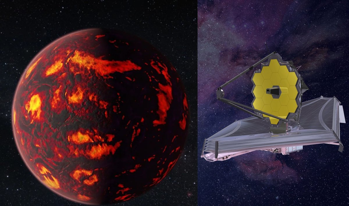Pragaro egzoplaneta 55 Cancri e. NASA/ESA/Hubble, M. Kornmesser iliustr.