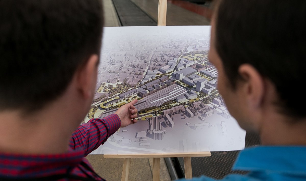 Vilniaus geležinkelio stoties vizualizacija