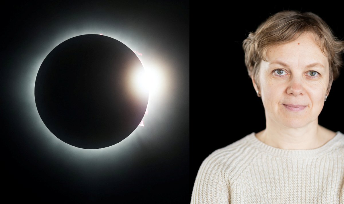 Saulės užtemimas. Astrofizikė Renata Minkevičiūtė.