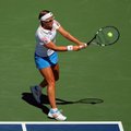 WTA turnyro Kvebeke ketvirtfinalyje - K.Flipkens, L.Hradečka, A.Tatišvili ir M.Oudin