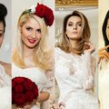 Lietuvos garsenybės nelaukia vestuvių, kad pasipuoštų nuotakų suknelėmis