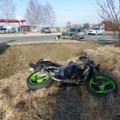 Mažeikių rajone motociklo avariją patyręs aštuoniolikmetis neišgyveno