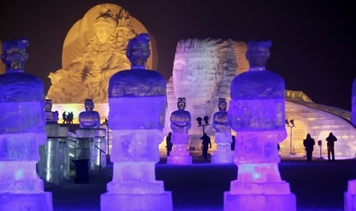Ledo skulptūrų festivalis Kinijoje