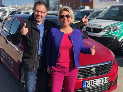 "Peugeot" komanda Vitalijus Eidimtas ir Renata Odinienė
