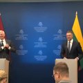 Lietuvos ir Latvijos užsienio reikalų ministrų spaudos konferencija