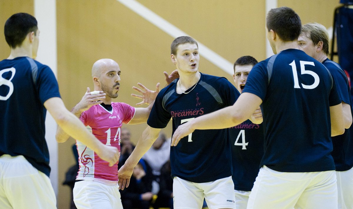 Vilniaus “Flamingo Volley-SM Tauras“ (A. Čatkausko nuotr.)