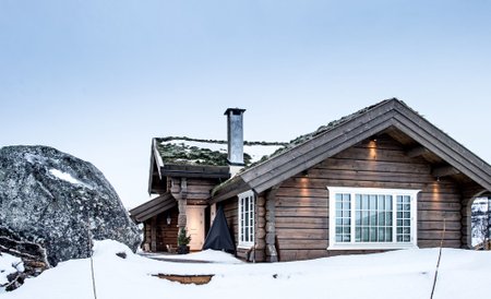 Rąstiniai namai Norvegijoje