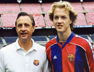 Johanas Cruyffas su sūnumi Jordi
