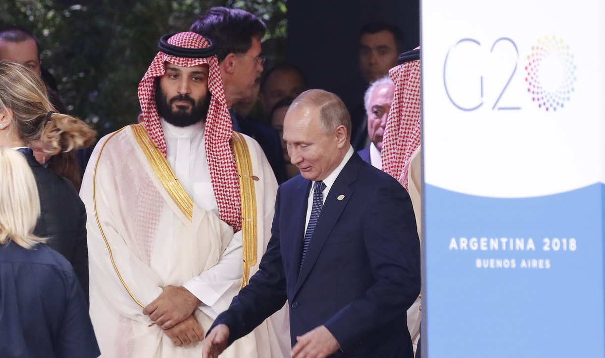 Mohammedas bin Salmanas, Vladimiras Putinas