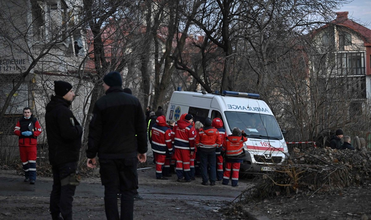 Ukrainos medikai nelaimės vietoje