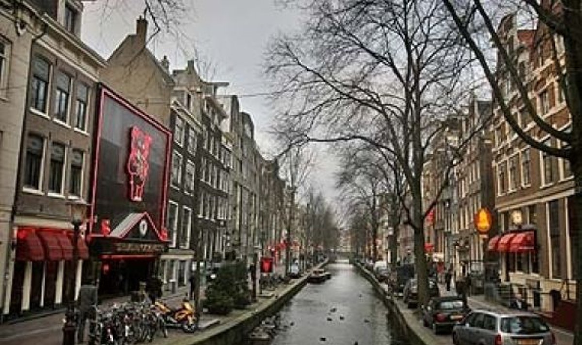 „Raudonųjų žibintų“ kvartalas Amsterdame