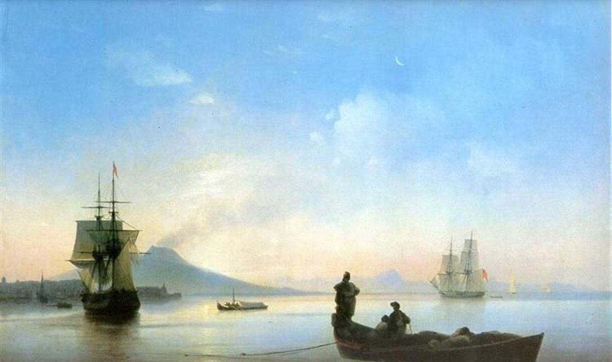  Ivano Aivazovskio darbas „Neapolio įlanka“ 