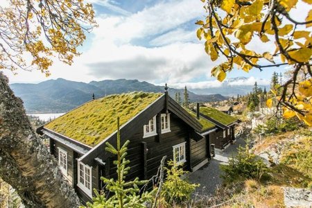 Rąstiniai namai Norvegijoje